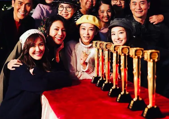 "Life on the Line" Cast Reunite for Celebratory Dinner, Joe Ma, Moon Lau, Kelly Cheung, Jeannie Chan