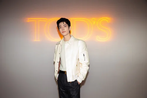 TOD'S Weibo Update: Brand ambassador Xiao Zhan wears TOD'S 2023